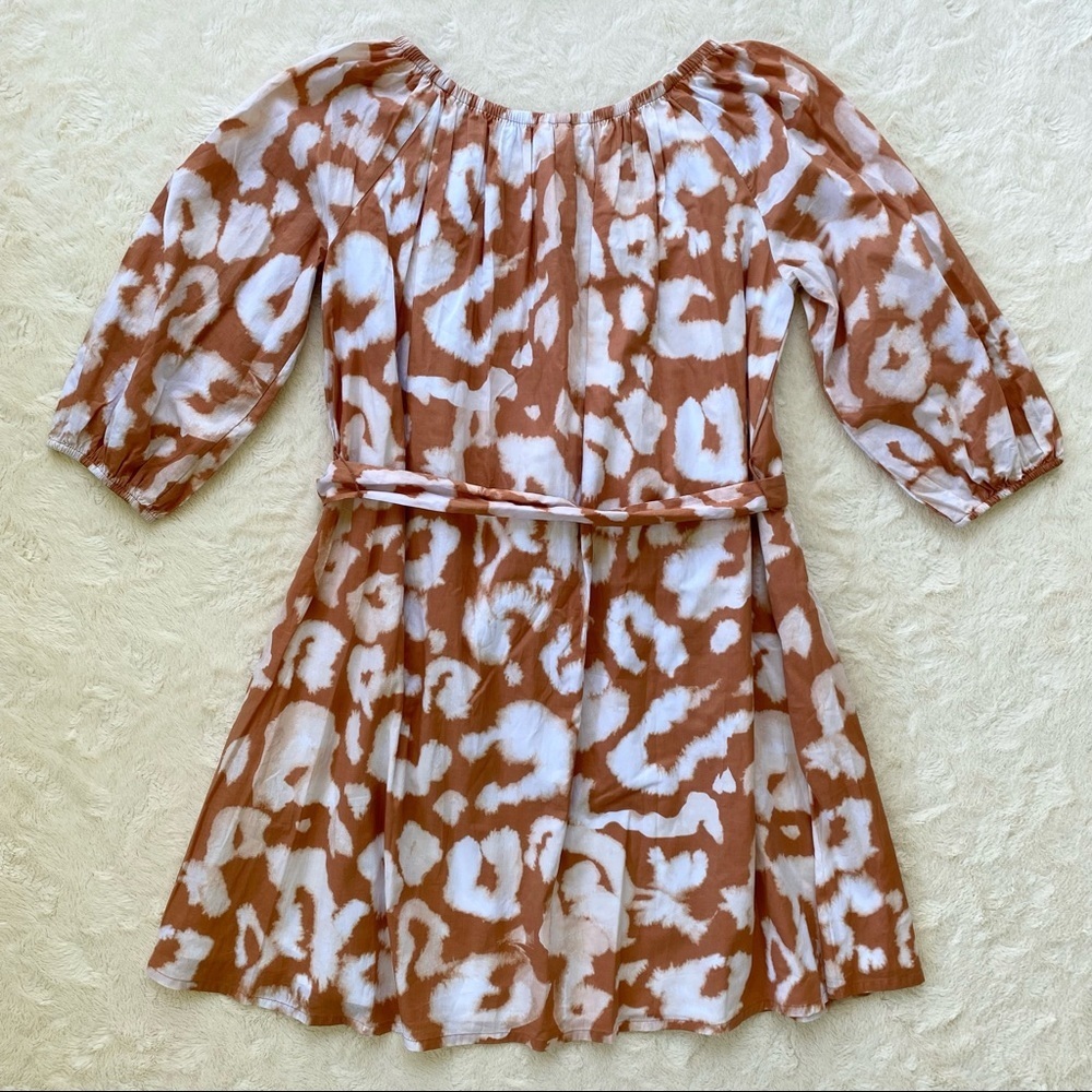 Elizabeth & James casual day glow tie dye dress off shoulder XS - Picture 3 of 8